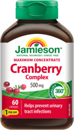 Jamieson Cranberry - komplex 500mg 60 kapszula