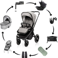 Maxi set Kočík Move Cross 3, Metal Grey