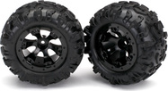 Traxxas koleso 2.2", disk Geode čierny, pneu Canyon AT (pár)