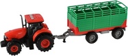 Traktor Zetor s vlekom plast na zotrvačník na bat. so svetlom so zvukom