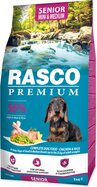 Krmivo Rasco Premium senior Mini &amp; Medium kura s ryžou 1kg