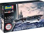 Starter Kit loď 75824 - USS Enterprise CV-6 (1:1200)