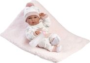 Llorens 63510 NEW BORN NIÑA - muñeca bebé realista con cuerpo de vinilo completo