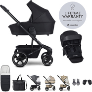 EASYWALKER Set XXL kočík kombinovaný Harvey5 Midnight Black s príslušenstvom