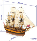 OCCRE HMS Endeavour 1:54 kit