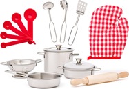 Woody - Set di utensili da cucina, 12 pezzi