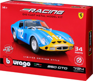 Bburago 1:24 Ferrari Racing Model KIT - stavebnica GTO 250 Blue