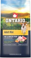 Krmivo Ontario Adult Mini Fish &amp; Brown Rice 6,5kg