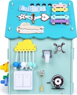 2Kids Toys Activity board Domček modrý