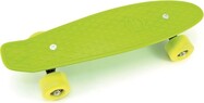 Skateboard - pennyboard 43cm, nosnosť 60kg plastovej osi, zelená, žltá kolesá