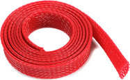 Ochranný káblový oplet 10mm červený (1m)