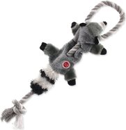 Hračka Dog Fantasy Skinneeez medvedík čistotný s povrazom 35cm