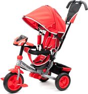 Detská trojkolka so svetlami Baby Mix Lux Trike červená