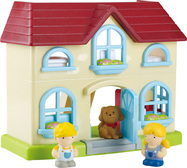 Playgo Maison avec effets set 28,5x23,5 cm 3 figurines