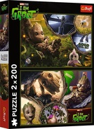 Trefl Puzzle Marvel 2 x 200 dielikov Groot