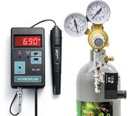 Kompletný CO2 set s 5 l fľašou s nočným vypínaním s pH kontrolérom
