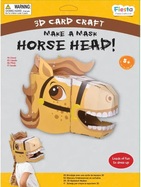 Fiesta Crafts Kreativset 3D Maske Pferd