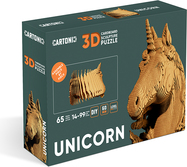 Cartonic Kartónové 3D puzzle Jednorožec