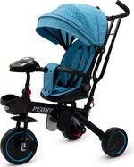 Detská trojkolka Baby Mix Peony EVA modrá