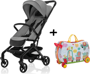 Sportovní kočárek Jet + kufřík Pack&amp;Ride Zdarma, Shade Grey