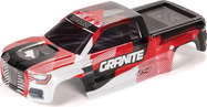 Arrma karosérie bezsponková červená: Granite