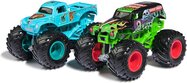 Monster Jam - zberateľský kovový model auta Monster Truck, set 2 modelov, assort, 1:64