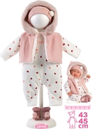 Llorens M844-40 oblečenie pre bábiku bábätko NEW BORN veľkosti 43-45 cm