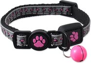 Obojok Active Cat Reflective XS ružový 1x19-31cm