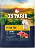 Krmivo Ontario Senior Mini Lamb &amp; Brown Rice 2,25kg