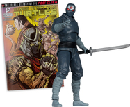 McFarlane figura a Teenage Mutant Ninja Turtles Foot Soldier 5in Action képregénnyel