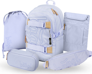 BAAGL SADA 5 Skate Lilac: hátizsák, tolltartó, zseb, övtáska, laptop tok