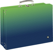 Maletín laminado cuadrado A4 OXY NEXT Ombre Green