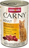 Konzerva Animonda Carny Adult hovädzie, kura a kačacie srdce 400g