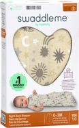 INGENUITY Vreća za spavanje pamučna 1 TOG SwaddleMe™ Celestial Dance 0m+
