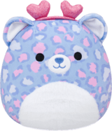 SQUISHMALLOWS Fialový leopard - Noam