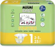 Moomin Baby 1 Neugeborene 2–5 kg (25 Stk.), Bio-Windeln