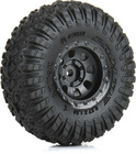Pro-Line Rad 1:30, Reifen Aztek, Felge schwarz Clobber (4): Axial SCX30