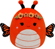 SQUISHMALLOWS Motýľ monarcha s korunkou - Mony