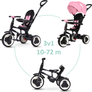 QPLAY Trojkolka Rito eva Pink, vek 10-72 mesiacov