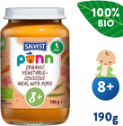 SALVEST Ponn BIO Schweinefleisch mit Couscous und Gemüse 190 g