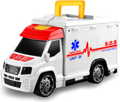 Auto sanitka s efektmi garáž nemocnice 33,5 cm