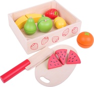Bigjigs Toys Gyümölcsök vágása dobozban