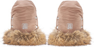 Guanti invernali Fluffy 2, Beige Crema