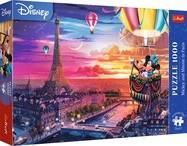 Trefl Puzzle 1000 Premium Plus - Mickey und Minnie in Paris