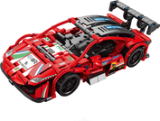 Kit Auto rosso RC a telecomando 26 cm