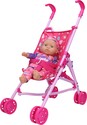Passeggino sportivo con bambola 30cm