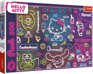 Trefl Puzzle 500 Hello Kitty neonová