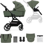 KINDERKRAFT SELECT Kočík kombinovaný Yoxi 2v1 Mystic Green