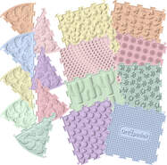 Ortopedek - tapis sensoriels pastel 16 pcs
