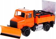 Bburago 1:43 servisné vozidlá Road Security with Snow Plough and Signal Board